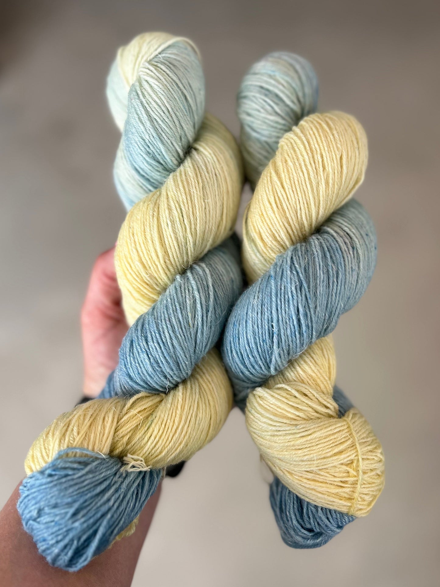 Linen Wool 400m / Ocean Flow - Golden Reef