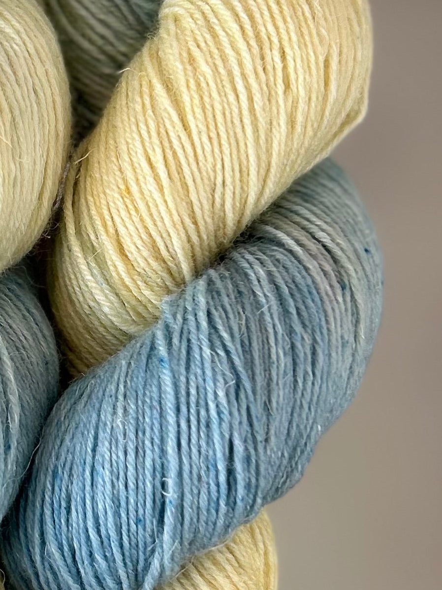 Linen Wool 400m / Ocean Flow - Golden Reef