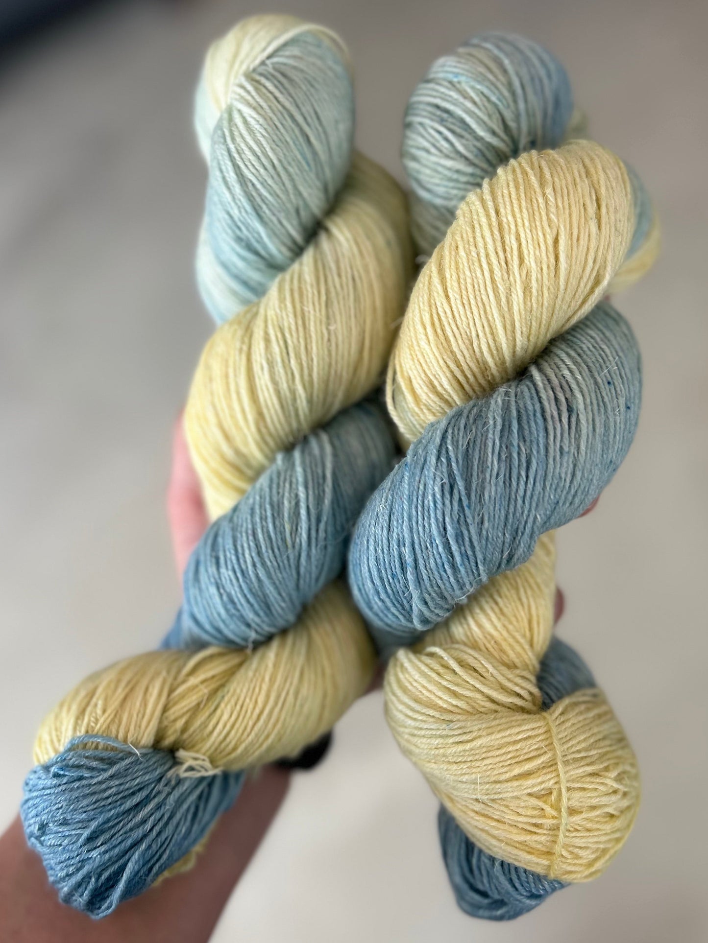 Linen Wool 400m / Ocean Flow - Golden Reef