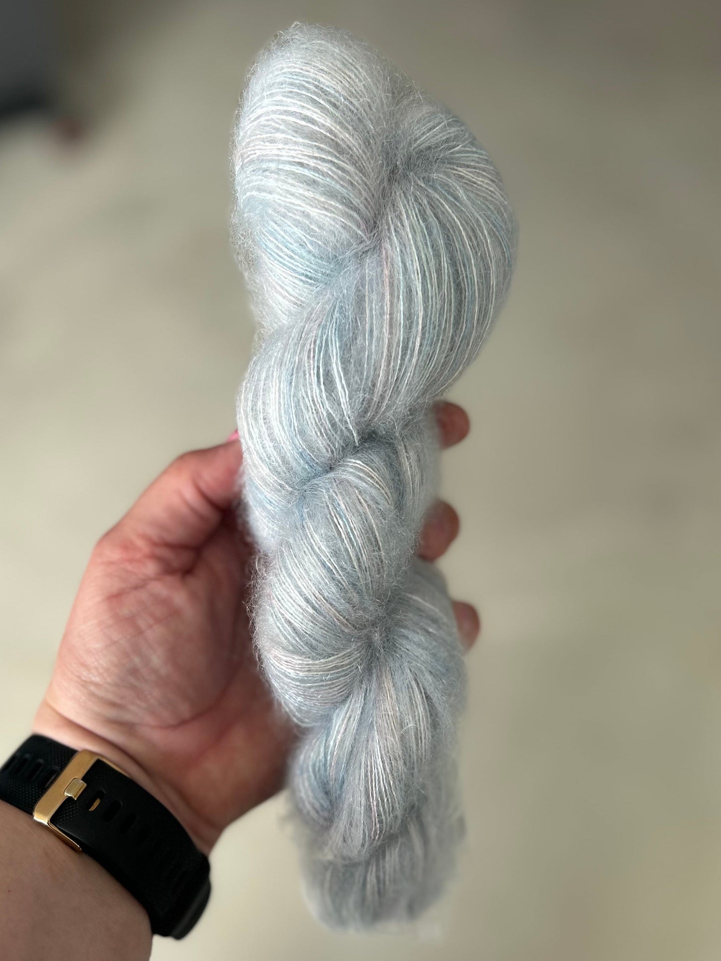 Silk Mohair Luxe 420m / Canvas - Morning Haze