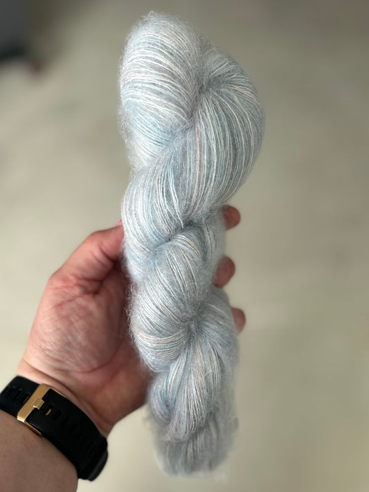 Silk Mohair Luxe 420m / Canvas - Morning Haze
