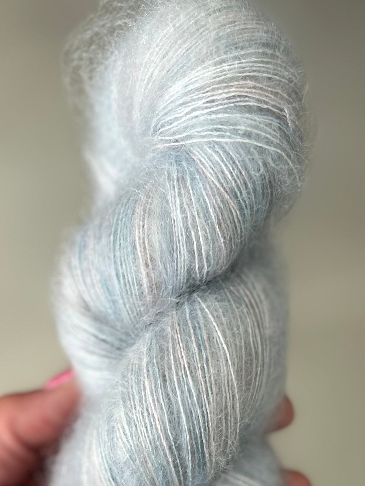 Silk Mohair Luxe 420m / Canvas - Morning Haze