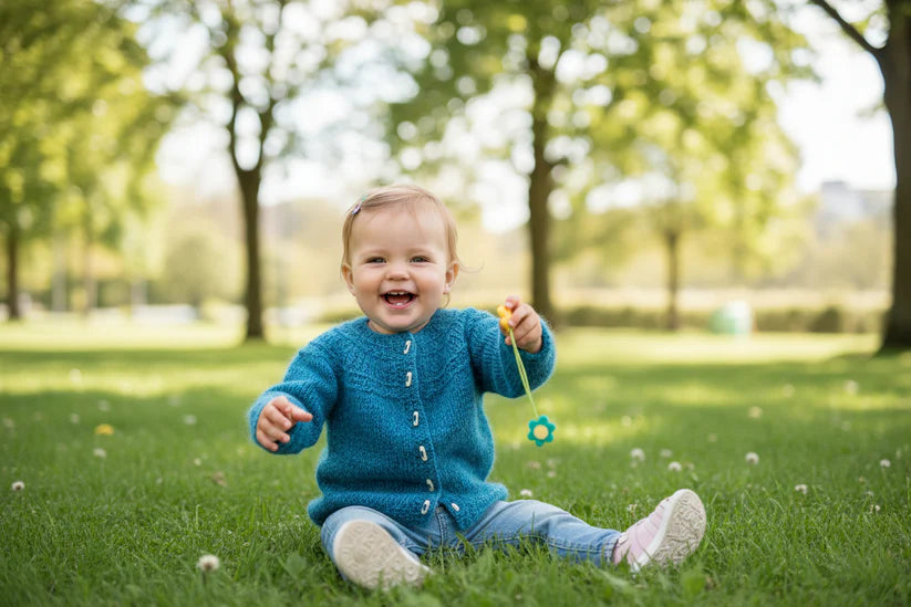 Børne Cardigan - Havtorn Cardigan - str 1 – 1,5 år