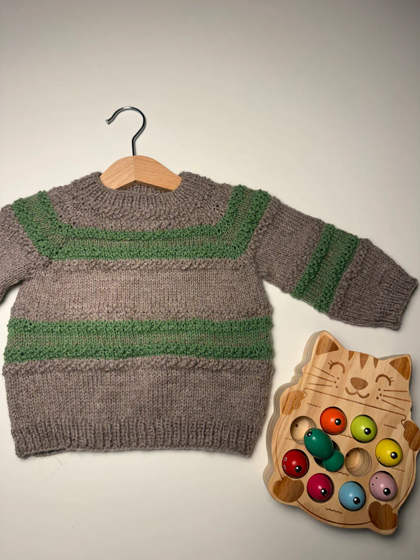 Baby Sweater - Curly Hug Sweater - 9-12 mdr
