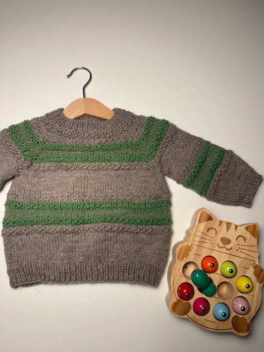 Baby Sweater - Curly Hug Sweater - 9-12 mdr