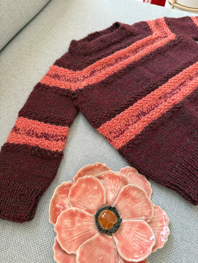 Børne Sweater - Curly Hug Sweater - str. 1-1,5 år