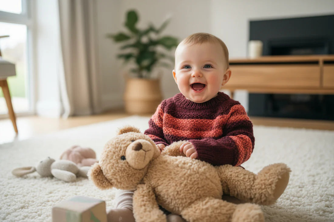 Børne Sweater - Curly Hug Sweater - str. 1-1,5 år