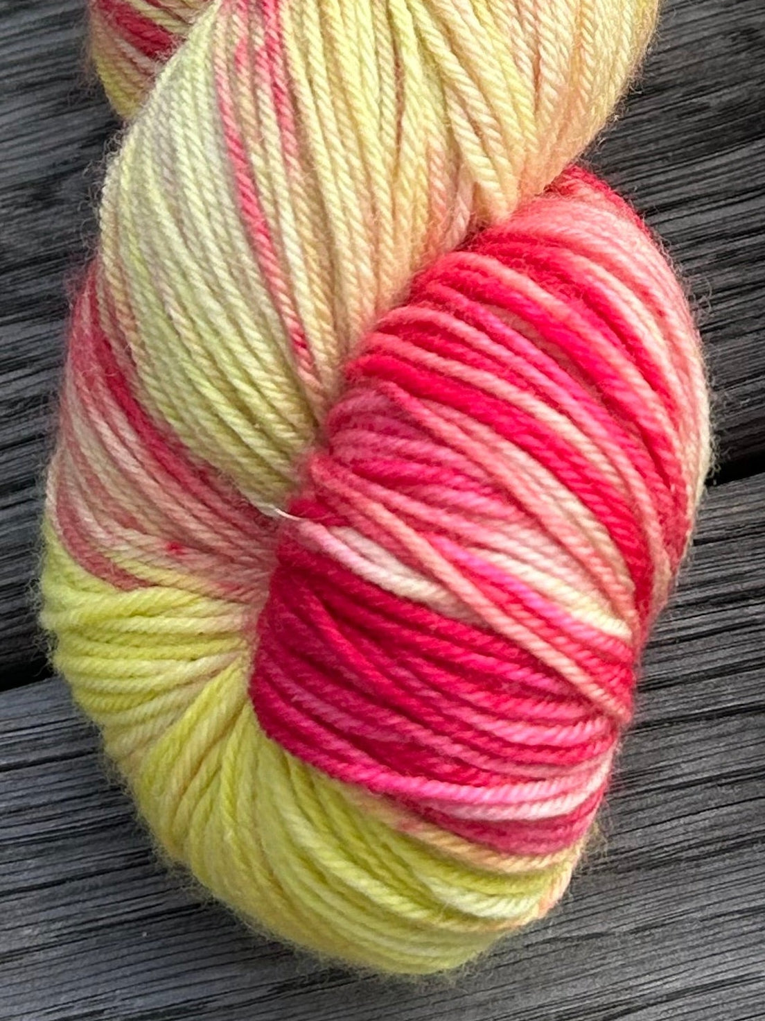 Merino Sock Luxe 400m / Raspberry Lime