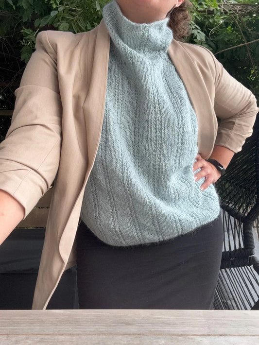 Strikkeopskrift - Lara Blouse