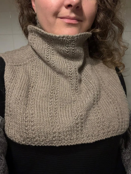 Strikkeopskrift - Lara Neck