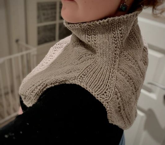 Strikkeopskrift - Lara Neck