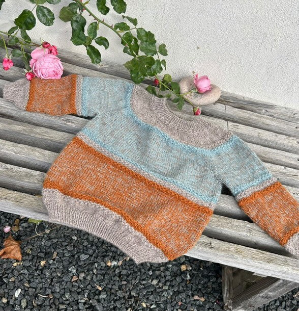 Strikkeopskrift - Mandala Sweater Kids