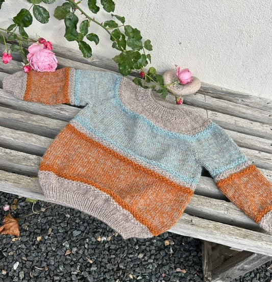 Strikkeopskrift - Mandala Sweater Kids