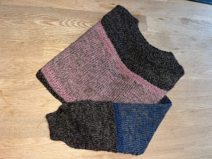 Strikkeopskrift - Mandala Sweater Kids