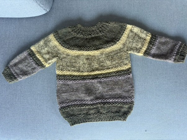 Strikkeopskrift - Mandala Sweater Kids