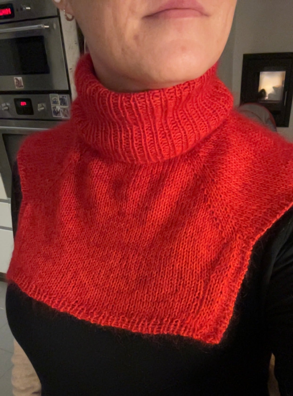 Strikkeopskrift - TineZ Cowl Highneck